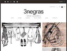 Tablet Screenshot of 3negras.com
